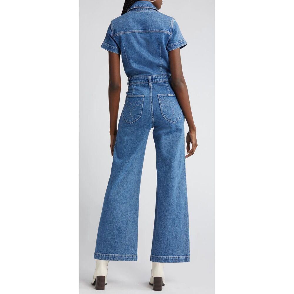 Rolla's Sailor Short Sleeve Denim Jumpsuit size XL - Picture 11 of 11